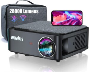 WiMiUS Beamer – Full-HD, 9000 Lumen, Bluetooth & Wi-Fi