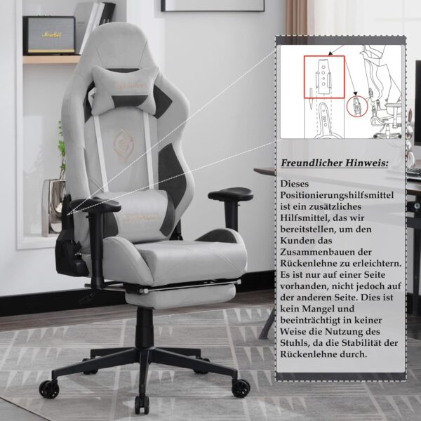 STARUZI Ergonomischer Gaming Stuhl – Bild 7
