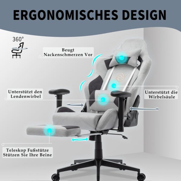 STARUZI Ergonomischer Gaming Stuhl – Bild 4