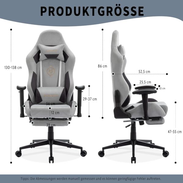 STARUZI Ergonomischer Gaming Stuhl – Bild 2
