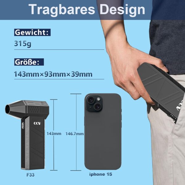 Elektrisches Staubgebläse Luftdruckspray – Bild 7