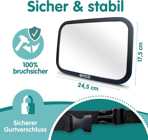Onco 360° Baby Autospiegel – Bild 3
