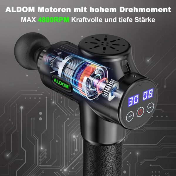 ALDOM Massagepistole – Bild 2