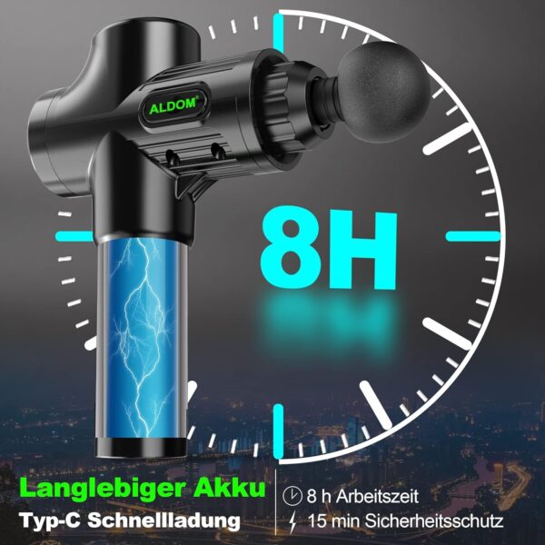 ALDOM Massagepistole – Bild 7