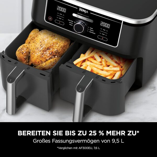 Ninja Foodi MAX Dual Zone Digitale Heißluftfritteuse – Bild 5