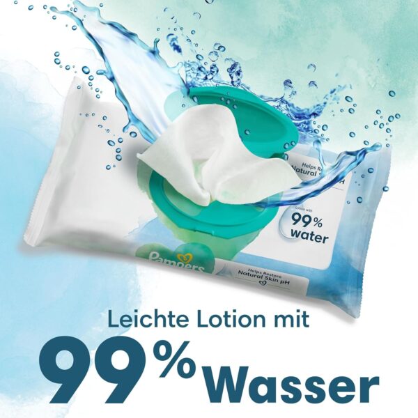 Pampers Harmonie Aqua Feuchttücher – Bild 3