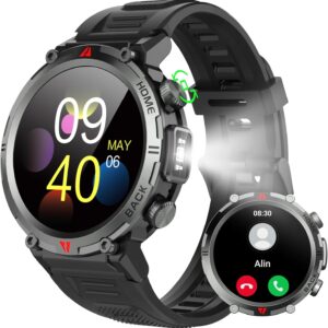 IFMDA Smartwatch Herren Damen mit Telefonfunktion